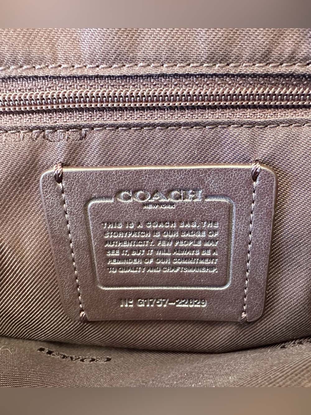 COACH Prairie Satchel Chalk White Floral Wildflower Pebble Leather Bag 22829 - Picture 9 of 16